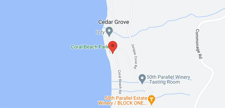 map of 17262 Coral Beach Road